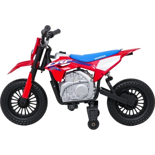 Motocykl elektryczny Honda CRF450R, czerwony