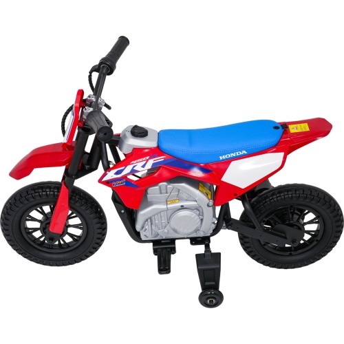 Motocykl elektryczny Honda CRF450R, czerwony