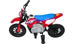 Motocykl elektryczny Honda CRF450R, czerwony