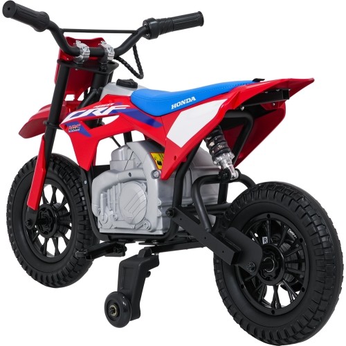 Motocykl elektryczny Honda CRF450R, czerwony