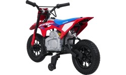 Motocykl elektryczny Honda CRF450R, czerwony