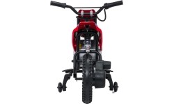 Motocykl elektryczny Honda CRF450R, czerwony