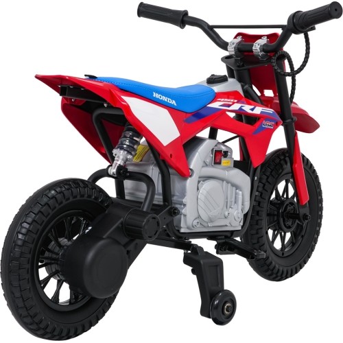 Motocykl elektryczny Honda CRF450R, czerwony