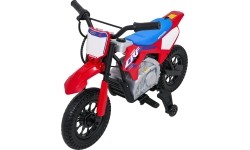 Motocykl elektryczny Honda CRF450R, czerwony