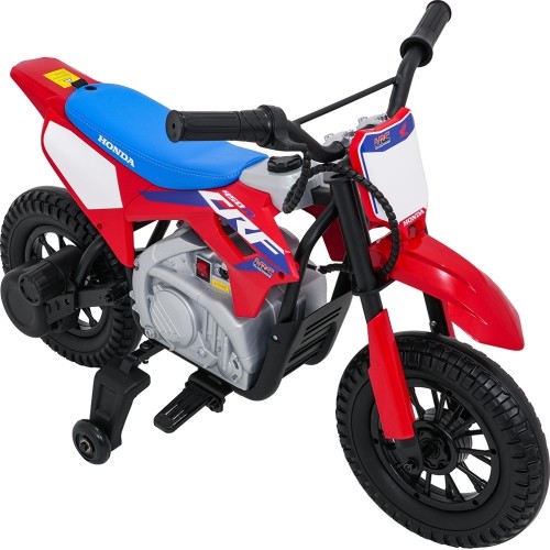 Motocykl elektryczny Honda CRF450R, czerwony