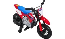 Motocykl elektryczny Honda CRF450R, czerwony