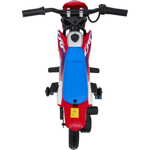 Motocykl elektryczny Honda CRF450R, czerwony