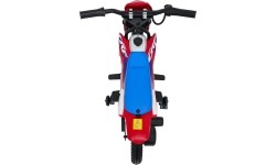 Motocykl elektryczny Honda CRF450R, czerwony