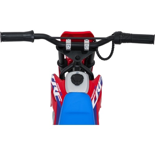 Motocykl elektryczny Honda CRF450R, czerwony
