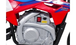 Motocykl elektryczny Honda CRF450R, czerwony