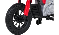Motocykl elektryczny Honda CRF450R, czerwony