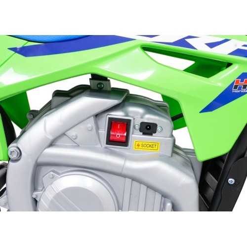 Motocykl elektryczny Honda CFR450R, zielony
