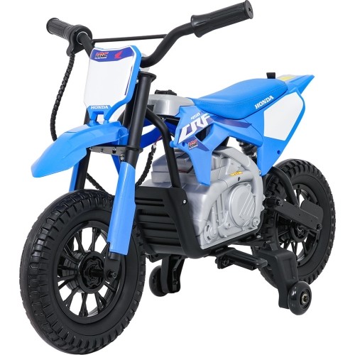 Motocykl elektryczny Honda CFR450R, niebieski