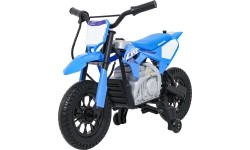 Motocykl elektryczny Honda CFR450R, niebieski