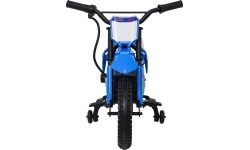 Motocykl elektryczny Honda CFR450R, niebieski