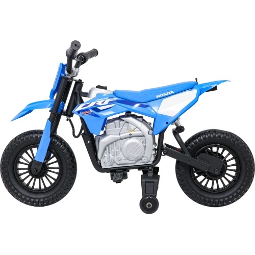 Motocykl elektryczny Honda CFR450R, niebieski