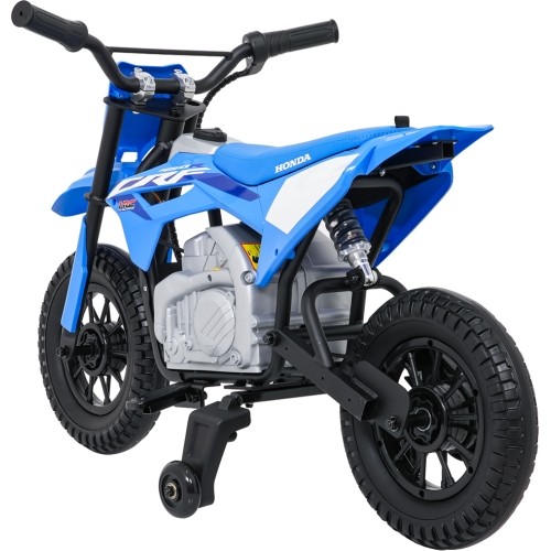 Motocykl elektryczny Honda CFR450R, niebieski