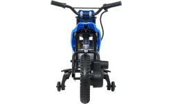 Motocykl elektryczny Honda CFR450R, niebieski