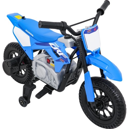 Motocykl elektryczny Honda CFR450R, niebieski