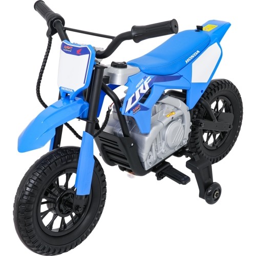 Motocykl elektryczny Honda CFR450R, niebieski