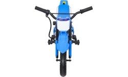 Motocykl elektryczny Honda CFR450R, niebieski