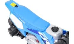 Motocykl elektryczny Honda CFR450R, niebieski