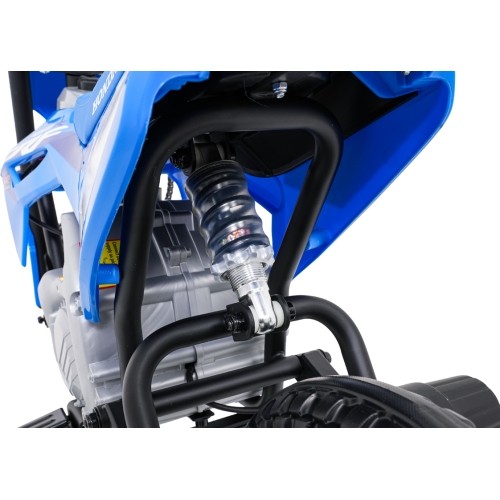 Motocykl elektryczny Honda CFR450R, niebieski
