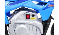 Motocykl elektryczny Honda CFR450R, niebieski