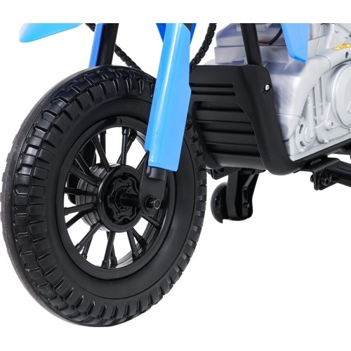 Motocykl elektryczny Honda CFR450R, niebieski