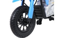 Motocykl elektryczny Honda CFR450R, niebieski