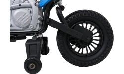 Motocykl elektryczny Honda CFR450R, niebieski