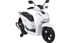 Motorower elektryczny dla dzieci Honda SH125I, biały