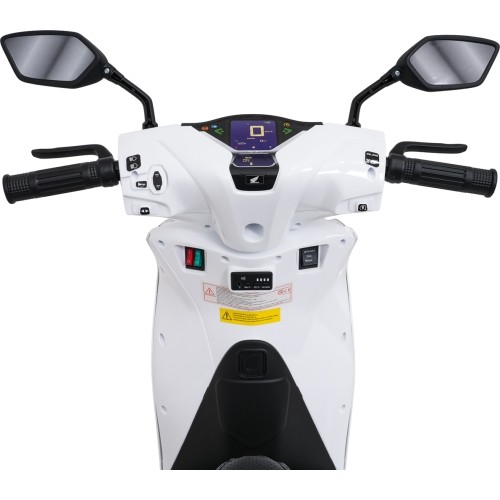 Motorower elektryczny dla dzieci Honda SH125I, biały