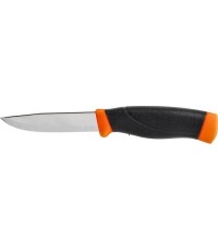 Nóż Morakniv Companion F Heavy Duty, stal węglowa, pomarańczowy
