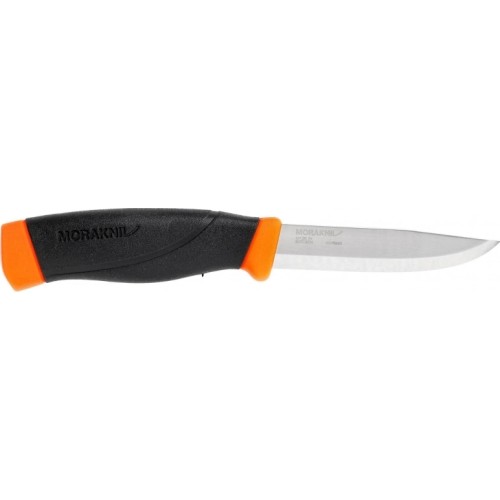 Nóż Morakniv Companion F Heavy Duty, stal węglowa, pomarańczowy