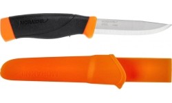 Nóż Morakniv Companion F Heavy Duty, stal węglowa, pomarańczowy