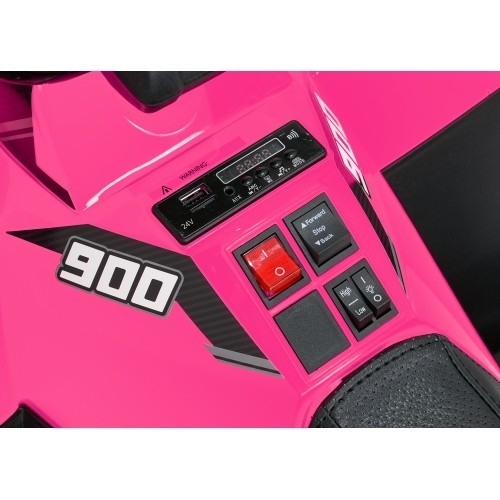 Pojazd elektryczny dla dzieci WOLF Pink 4x4 quad, różowy