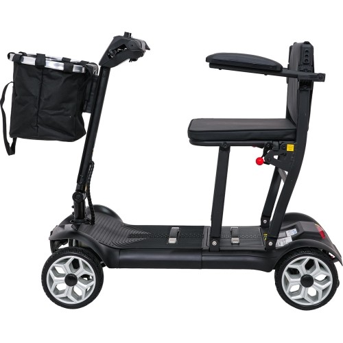 EasyGo czarny czterokołowy skuter elektryczny dla seniorów
