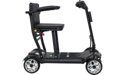 EasyGo czarny czterokołowy skuter elektryczny dla seniorów