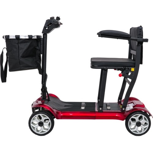 EasyGo czerwony czterokołowy skuter elektryczny dla seniorów