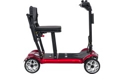 EasyGo czerwony czterokołowy skuter elektryczny dla seniorów