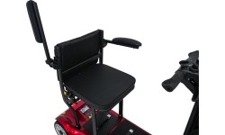 EasyGo czerwony czterokołowy skuter elektryczny dla seniorów