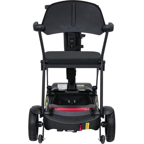 Elektryczny czterokołowy skuter dla seniorów SeniorStar, czarny