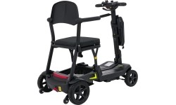 Elektryczny czterokołowy skuter dla seniorów SeniorStar, czarny