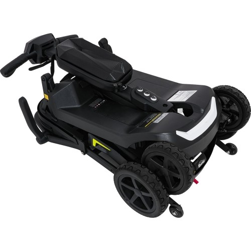 Elektryczny czterokołowy skuter dla seniorów SeniorStar, czarny
