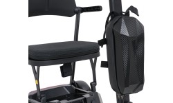 Elektryczny czterokołowy skuter dla seniorów SeniorStar, czarny