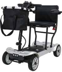 Czterokołowy skuter elektryczny dla seniorów EasyGo szary