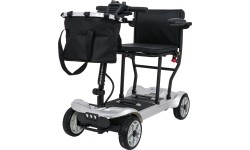 Czterokołowy skuter elektryczny dla seniorów EasyGo szary