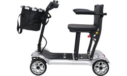 Czterokołowy skuter elektryczny dla seniorów EasyGo szary