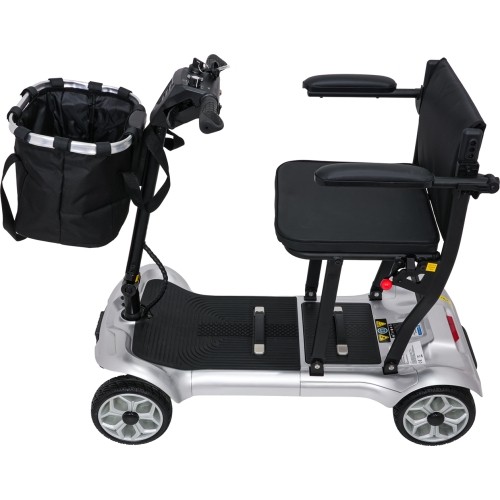 Czterokołowy skuter elektryczny dla seniorów EasyGo szary